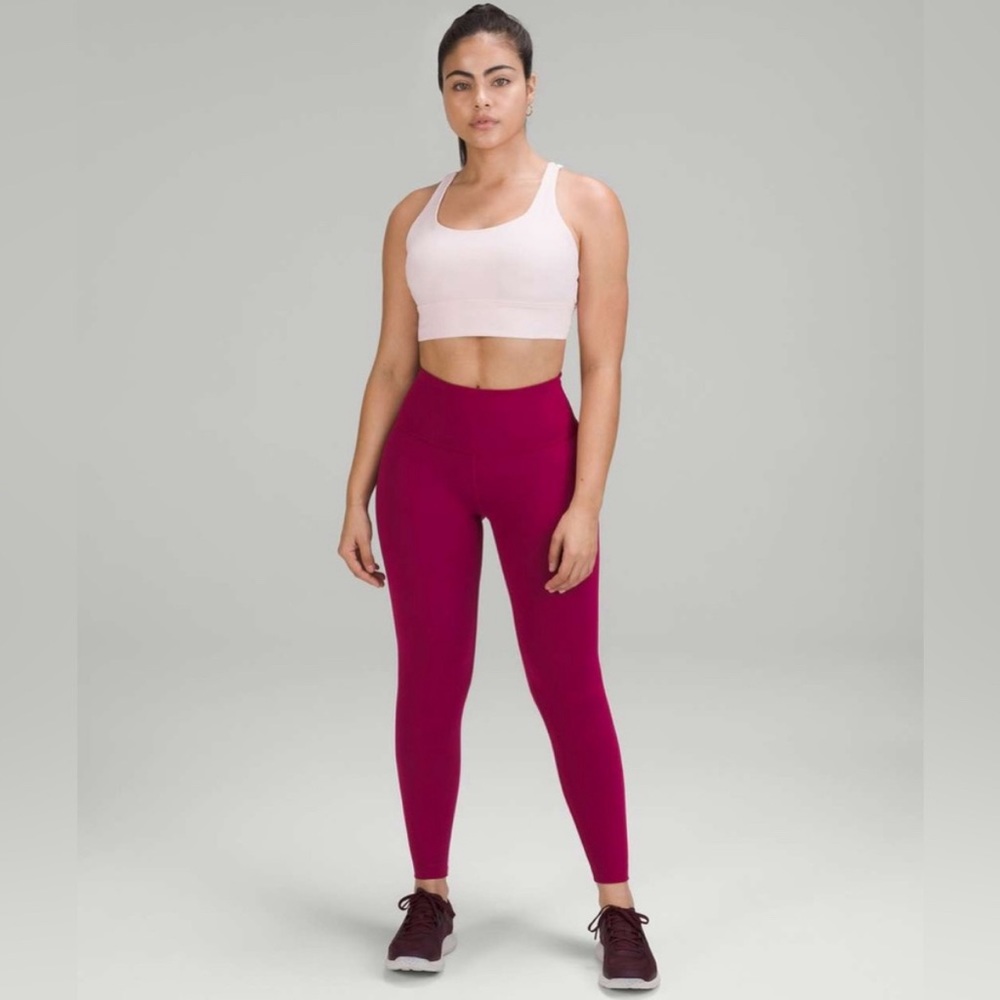 Lululemon Wunder Train Contour Fit Leggings 25” Pomegranate Size 4